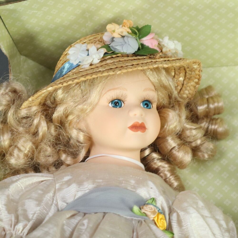 Porcelain Doll Classic Treasures Fine Bisque Set Boxed